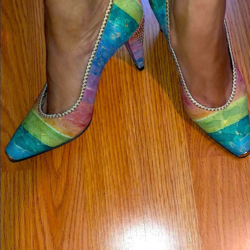 LEATHER CASPRINI MADE IN ITALY SHOES, SIZE 36 👠